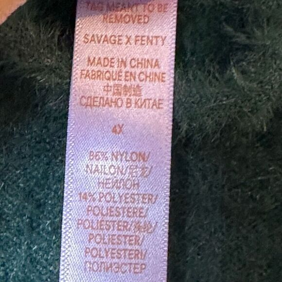 Savage x Fenty Fluff It Up Short Robe - Picture 4 of 4